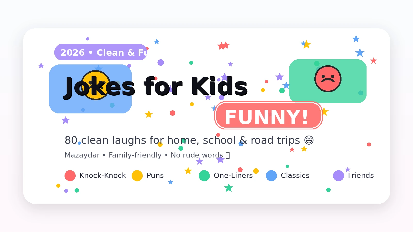 jokes for kids funny