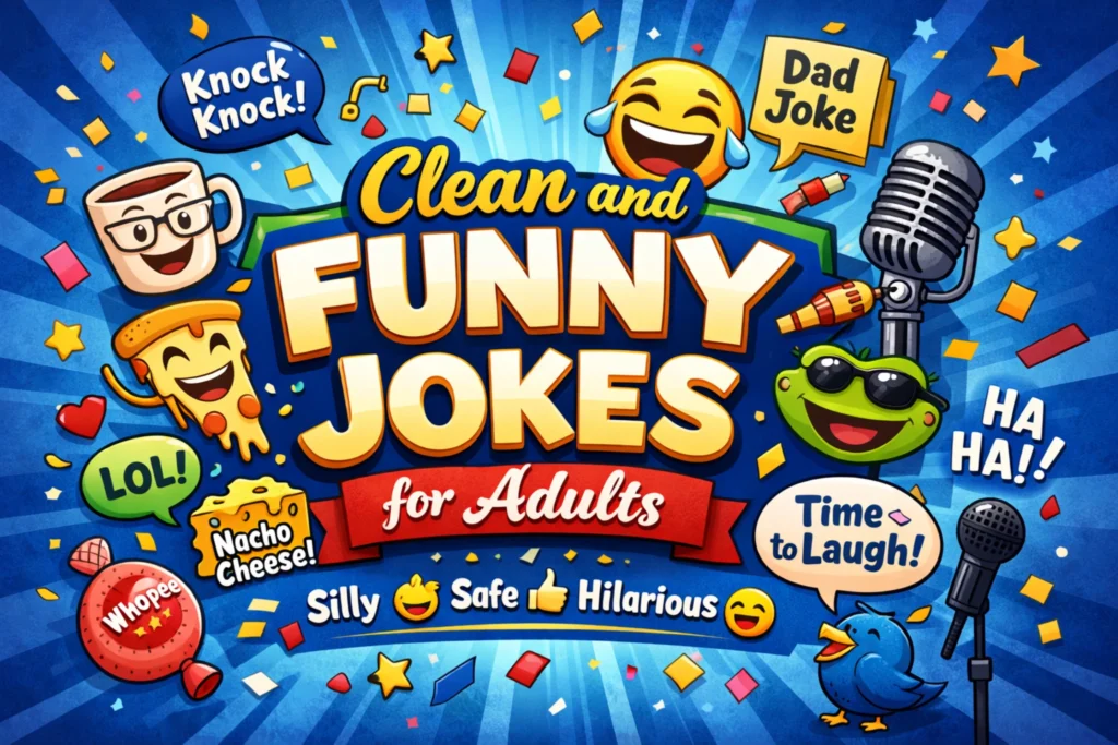 clean and funny jokes for adults