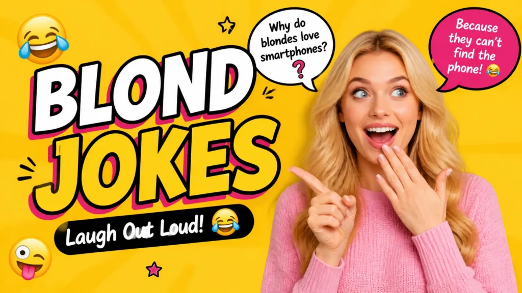 blond jokes image