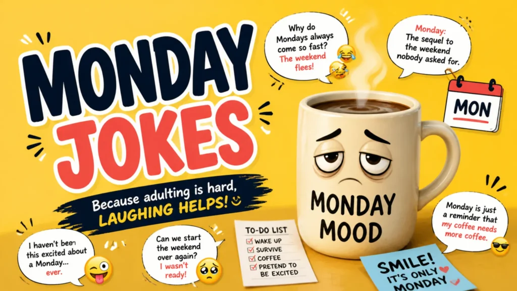monday jokes feature image